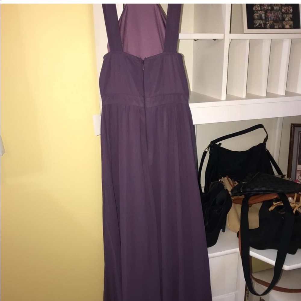 NWT Lulus Air of Romance dusty rose chiffon dress